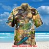 Aloha Parrot Pirates Life Vintage Print Over 3D Hawaiian Shirt