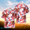 American Colors Red Angus All Printed 3D Hawaiian Shirt For Men Women