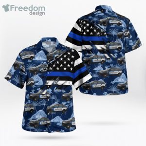 American Lincolnwood Illinois Lincolnwood Police Department Hawaiian Shirt