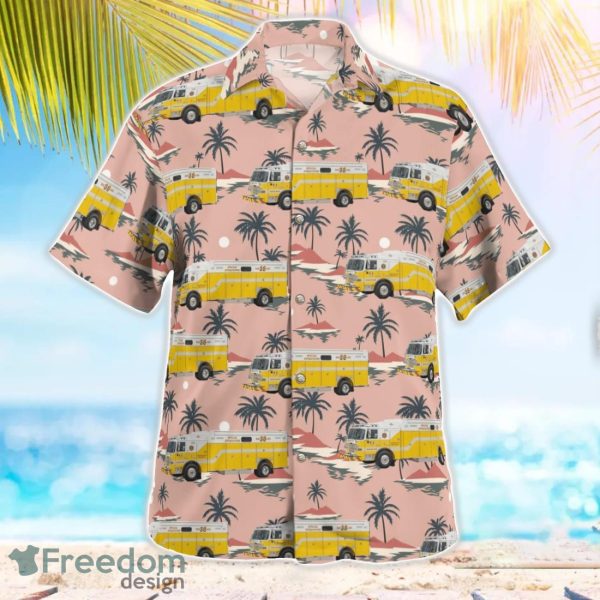 Maryland Rescue Truck Hawaiian Shirt Beach Summer Shirt