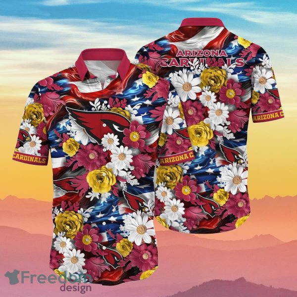 Arizona Cardinals NFL Hawaiian Shirt Best Gift For 4th Of July Independence Day