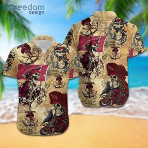 Arizona Cardinals Pirates Fans Pirates Skull Hawaiian Shirt