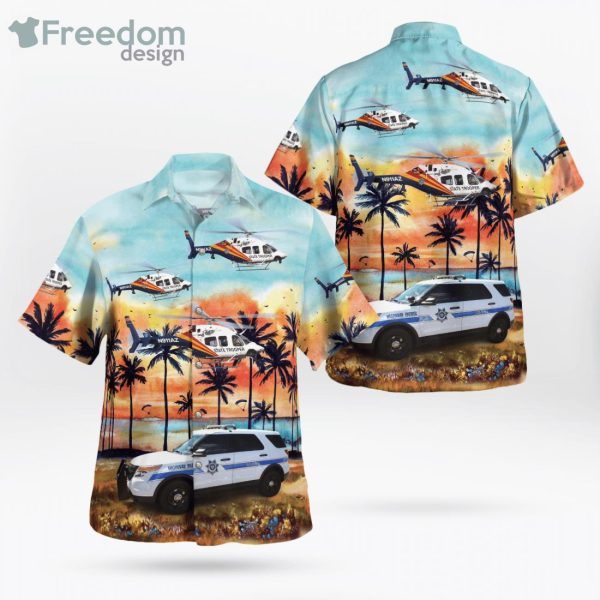 Arizona Department Of Public Safety Highway Patrol Ford Hawaiian Shirt