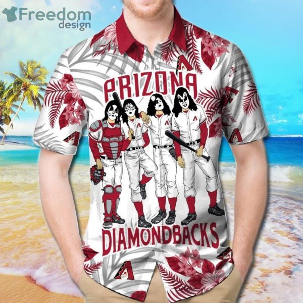 Arizona Diamondbacks & Kiss Fans Hawaiian Shirt For Men Women