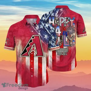 Arizona Diamondbacks MLB Hawaiian Shirt Happy 4th Of July Special Gift For Men And Women