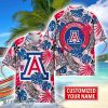 Arizona Wildcats Aloha Hawaiian Shirt Custom Name Summer Gift Holiday Team Shirt