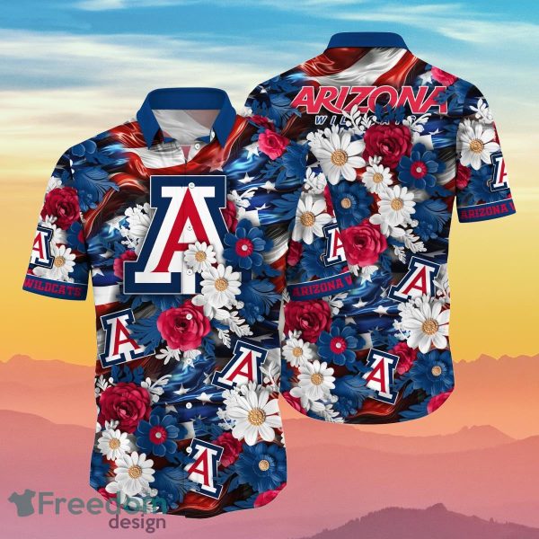 Arizona Wildcats NCAA3 Hawaiian Shirt 4th Of July Independence Day Unique Gift For Men And Women