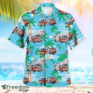 City of Little Rock Fire Department Hawaiian Shirt Summer Beach Gift