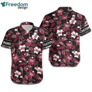 Arkansas Razorbacks Custom Name & Number Personalized Hawaiian Shirt