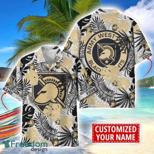 Army Black Knights Aloha Hawaiian Shirt Custom Name Summer Gift Holiday Team Shirt