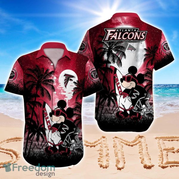 Atlanta Falcons NFL Team Logo Baby Yoda Hawaiian Shirt