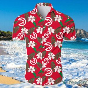 Atlanta Hawks Hawaiian Shirt Small Flowers For Men And Women