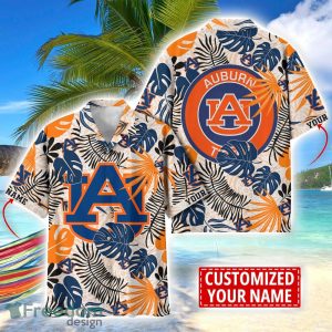 Auburn Tigers Aloha Hawaiian Shirt Custom Name Summer Gift Holiday Team Shirt