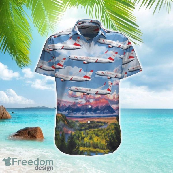 Austrian Airlines Boeing 767-31AER Hawaiian Shirt Gift For Summer Vacation