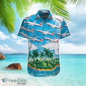 Austrian Airlines Boeing 777-2Z9ER Hawaiian Shirt Gift For Summer Vacation