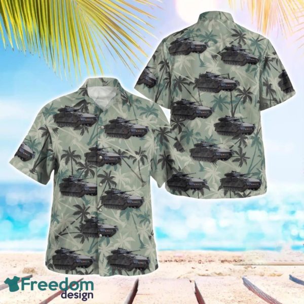 Austrian Army Ulan Infantry Fighting Vehicle Beach Hawaiian Shirt