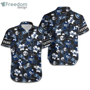 BYU Cougars Custom Name & Number Personalized Hawaiian Shirt