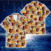 Baltimore Orioles Brown Yellow Hibiscus White Background 3D Hawaiian Shirt Gift For Fans