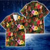 Baltimore Orioles Colorful Hibiscus Green Leaf Back Background 3D Hawaiian Shirt Gift For Fans