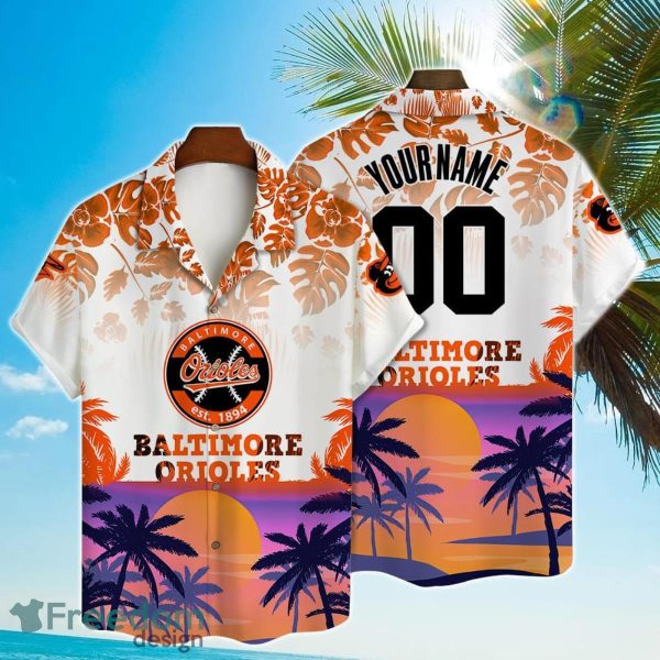 Baltimore Orioles Major League Baseball 3D Print Hawaiian Shirt Personalized