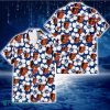 Baltimore Orioles Modern White Hibiscus Navy Background 3D Hawaiian Shirt Gift For Fans