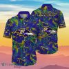 Baltimore Ravens NFL Flower Hawaiian Shirt Impressive Gift For Real Fans