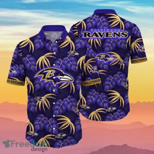 Baltimore Ravens NFL Flower Hawaiian Shirt Special Gift For Real Fans