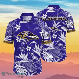 Baltimore Ravens NFL Flower Hawaiian Shirt Summer Football Unique Gift For Real Fans