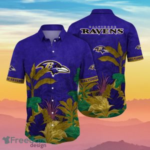 Baltimore Ravens NFL Flower Hawaiian Shirt Unique Gift For Fans