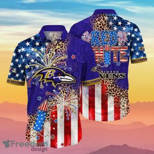 Baltimore Ravens NFL Hawaii Shirt Independence Day Best Gift For Men And Women Fans