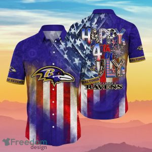 Baltimore Ravens NFL Hawaii Shirt Independence Day Summer Football Gift For True Fans