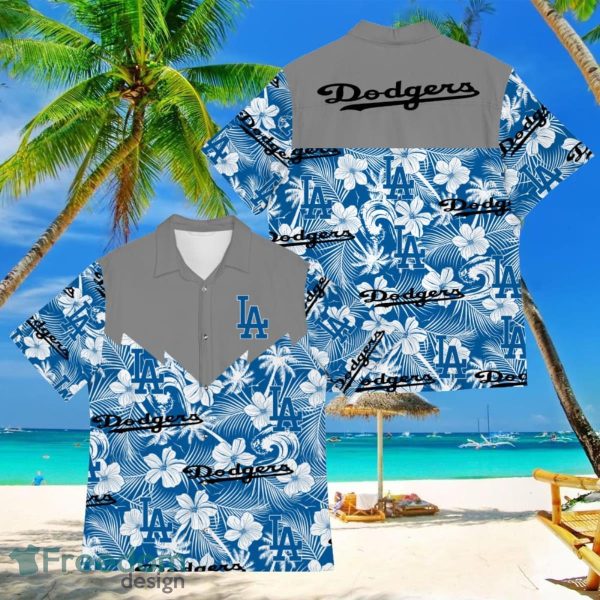 Baseball American Hawaii Shirt Tropical Beach Tree Los Angeles Dodgers