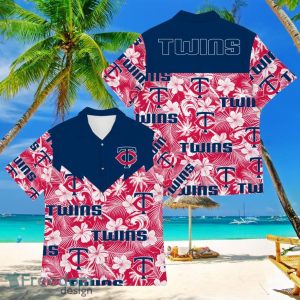 Baseball American Hawaii Shirt Tropical Beach Tree Minnesota Twins