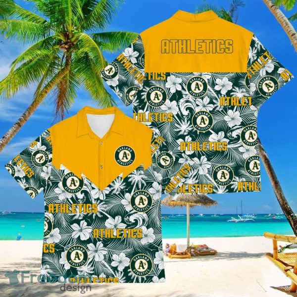 Baseball American Hawaii Shirt Tropical Beach Tree Oakland Athletics