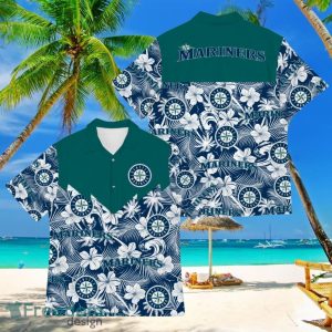 Baseball American Hawaii Shirt Tropical Beach Tree Seattle Mariners