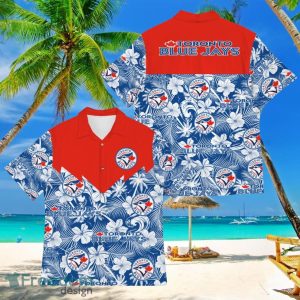 Baseball American Hawaii Shirt Tropical Beach Tree Toronto Blue Jays