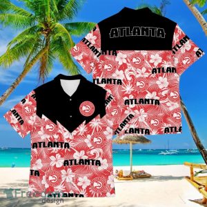 Basketball American Hawaii Shirt Tropical Beach Tree Atlanta Hawks