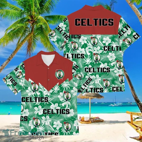 Basketball American Hawaii Shirt Tropical Beach Tree Boston Celtics