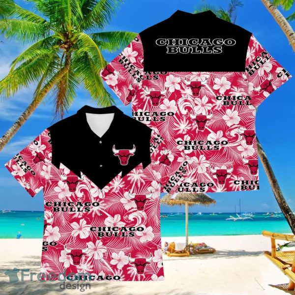 Basketball American Hawaii Shirt Tropical Beach Tree Chicago Bulls