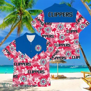 Basketball American Hawaii Shirt Tropical Beach Tree Los Angeles Clippers