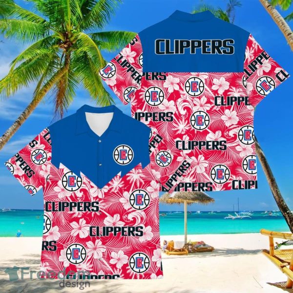 Basketball American Hawaii Shirt Tropical Beach Tree Los Angeles Clippers