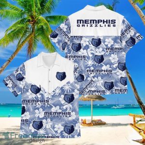 Basketball American Hawaii Shirt Tropical Beach Tree Memphis Grizzlies