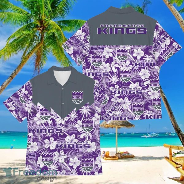 Basketball American Hawaii Shirt Tropical Beach Tree Sacramento Kings