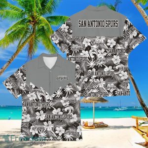 Basketball American Hawaii Shirt Tropical Beach Tree San Antonio Spurs