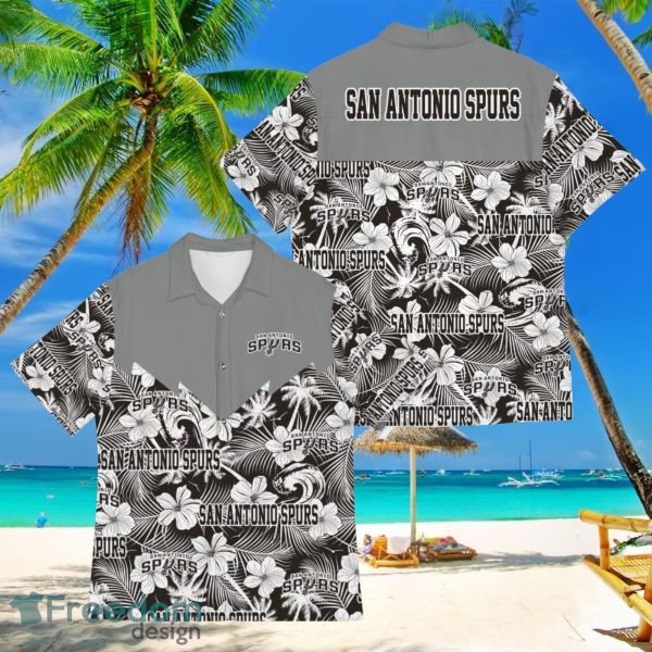 Basketball American Hawaii Shirt Tropical Beach Tree San Antonio Spurs