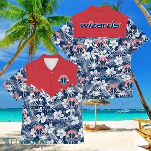 Basketball American Hawaii Shirt Tropical Beach Tree Washington Wizards