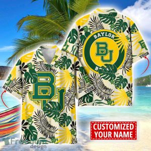 Baylor Bears Aloha Hawaiian Shirt Custom Name Summer Gift Holiday Team Shirt