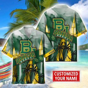 Baylor Bears Hawaii Shirt Custom Name Sports Team Beach Shirt