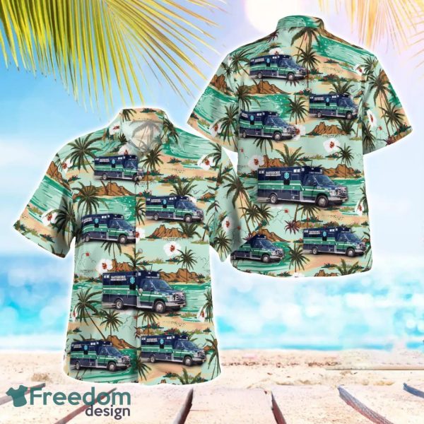 Bayshore EMS Beach Hawaiian Shirt Gift For Summer Holiday