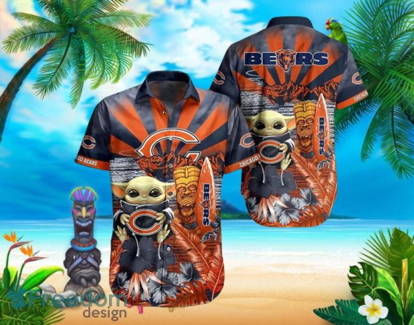 Bears Baby Yoda Star Wars Beach Summer Hawaiian Shirt Full Over Print